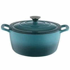 Food Network™ 7-qt. Ombre Enameled Cast-Iron Dutch Oven Red -Kohls Sale Store unnamed file 100