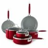 Food Network™ 10-pc. Nonstick Ceramic Cookware Set Red -Kohls Sale Store unnamed file