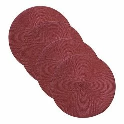 Food Network™ Round Placemat 4-pk. Coral