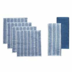 Food Network™ Awning Stripe Kitchen Towel & Dishcloth 6-pk. Cobalt -Kohls Sale Store unnamed file 1068