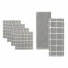 Food Network® Windowpane Grid Dishcloth & Kitchen Towel 6-pk. Gray -Kohls Sale Store unnamed file 1074