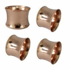 Food Network™ 4-pc. Metal Napkin Ring Set Rose Gold -Kohls Sale Store unnamed file 1080