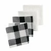 Food Network™ Black & White Buffalo Check Dishcloth 4-pk. 1 Food Network™ Black & White Buffalo Check Dishcloth 4-pk. -Kohls Sale Store unnamed file 1167