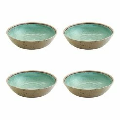 Food Network™ 4-pc. Melamine Dinner Bowl Set Aqua