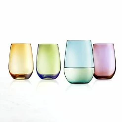 Food Network™ Tuscana 4-pc. Stemless Wine Glass Set