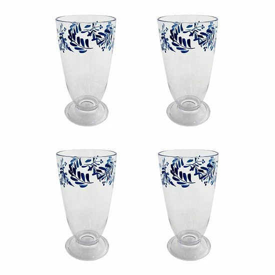 Food Network™ 4-pc. Mediterranean Acrylic Highball Glass Set 4 Food Network™ 4-pc. Mediterranean Acrylic Highball Glass Set - Image 2