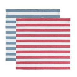 Food Network™ Red & Blue Stripe Flour Sack Kitchen Towel 2-pk. -Kohls Sale Store unnamed file 1591