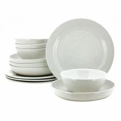 Food Network™ Farmstead 12-pc. Dinnerware Set Bright White -Kohls Sale Store unnamed file 215