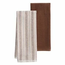 Food Network™ Awning Stripe Kitchen Towel 2-pk. Brown -Kohls Sale Store unnamed file 225