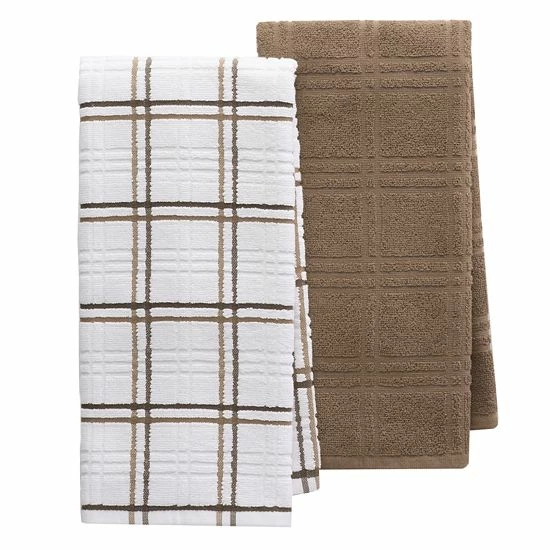 Food Network™ Plaid Kitchen Towel 2-pack Rio Red 6 Food Network™ Plaid Kitchen Towel 2-pack Rio Red - Image 4
