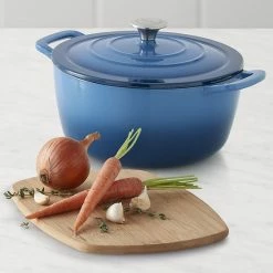 Food Network™ 3.5-qt. Ombre Enameled Cast-Iron Dutch Oven Navy -Kohls Sale Store unnamed file 265
