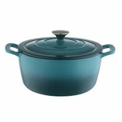 Food Network™ 3.5-qt. Ombre Enameled Cast-Iron Dutch Oven Navy -Kohls Sale Store unnamed file 267