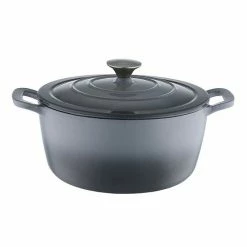 Food Network™ 3.5-qt. Ombre Enameled Cast-Iron Dutch Oven Navy -Kohls Sale Store unnamed file 269