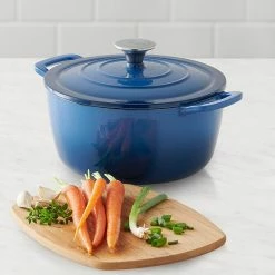 Food Network™ 5-qt. Enameled Cast-Iron Dutch Oven Gray Ombre -Kohls Sale Store unnamed file 28