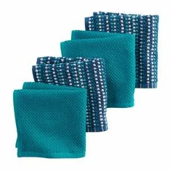 Food Network™ Awning Stripe Dishcloth 4-pk. Multi Cool -Kohls Sale Store unnamed file 418