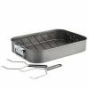 Food Network™ 16-in. Roasting Pan With Rack & Lifters