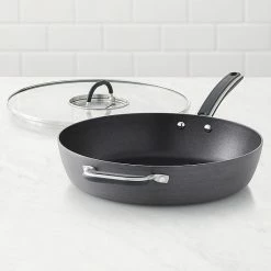 Food Network™ 12-in. Hard-Anodized Nonstick Space Saving Saute Pan With Lid -Kohls Sale Store unnamed file 554