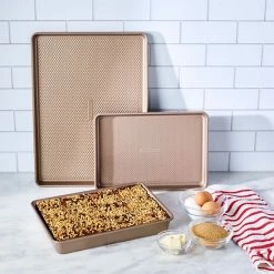 Food Network™ 3-pc. Essential Textured Bakeware Set Bronze 8 Food Network™ 3-pc. Essential Textured Bakeware Set Bronze -Kohls Sale Store unnamed file 560