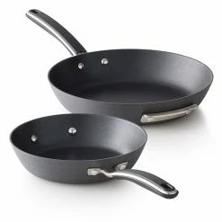 Food Network™ 2-pc. Hard-Anodized Skillet Set