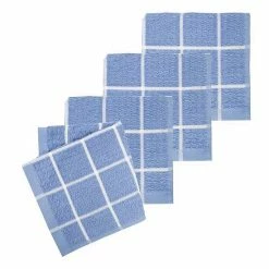 Food Network® Windowpane Grid Dishcloth 4-pk. Blue -Kohls Sale Store unnamed file 778