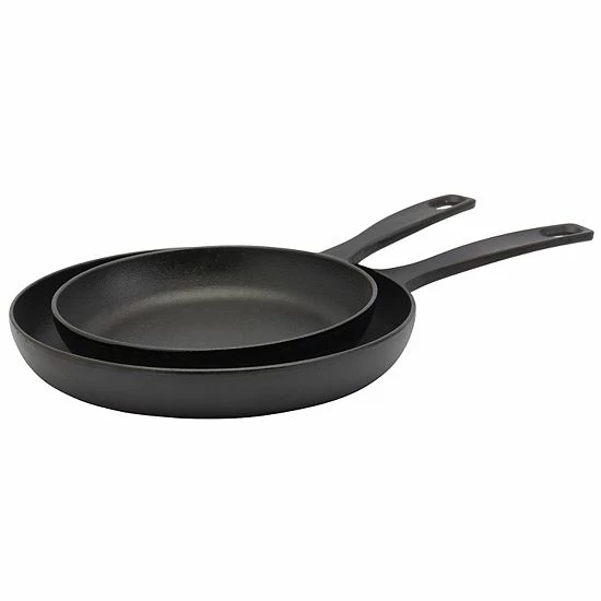 Food Network™ 2-pc. Pre-Seasoned Cast-Iron Skillet Set 3 Food Network™ 2-pc. Pre-Seasoned Cast-Iron Skillet Set