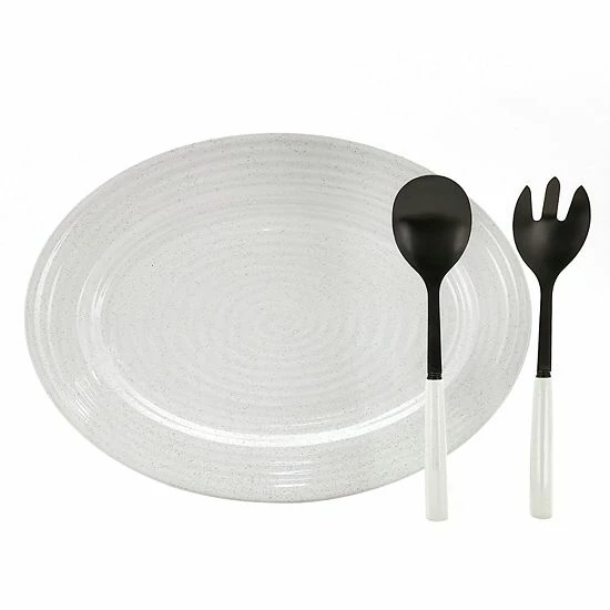 Food Network™ Farmstead Serving Platter & Utensil Set 4 Food Network™ Farmstead Serving Platter & Utensil Set - Image 2