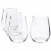 Food Network™ Signature 4-pc. Crystal Stemless Red Wine Glass Set