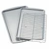 Food Network™ 3-pc. Nonstick Cookie Sheet Set With Cooling Rack -Kohls Sale Store unnamed file 804