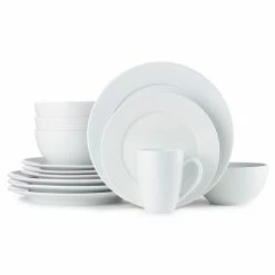 Food Network™ Macaroon 16-pc. Dinnerware Set White -Kohls Sale Store unnamed file 910
