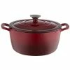 Food Network™ 7-qt. Ombre Enameled Cast-Iron Dutch Oven Red 2 Food Network™ 7-qt. Ombre Enameled Cast-Iron Dutch Oven Red -Kohls Sale Store unnamed file 94