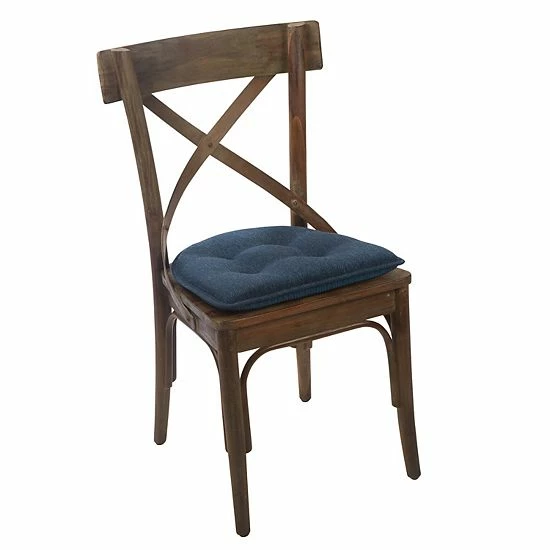 Food Network™ The Gripper Max Tufted Chair Pad 4-pk. Indigo 4 Food Network™ The Gripper Max Tufted Chair Pad 4-pk. Indigo - Image 2